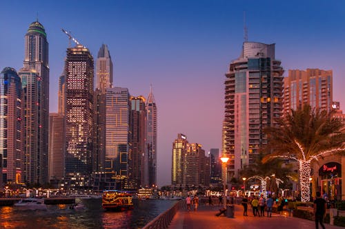 City Buildings during Sunset