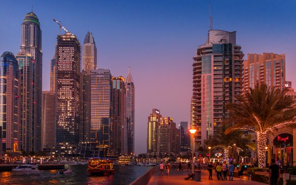 Dubai Burj Khalifa skyline