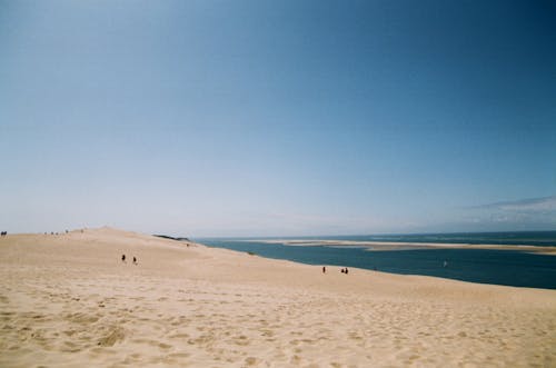 Fotobanka s bezplatnými fotkami na tému duna, ľudia, modrá