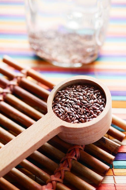 Grains in a Wooden Spoon 