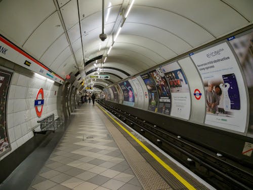 Interior of London Metro