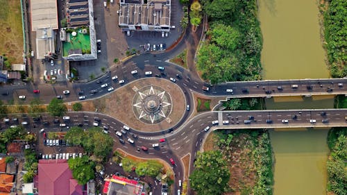 Aerial Photography Of Concrete Road