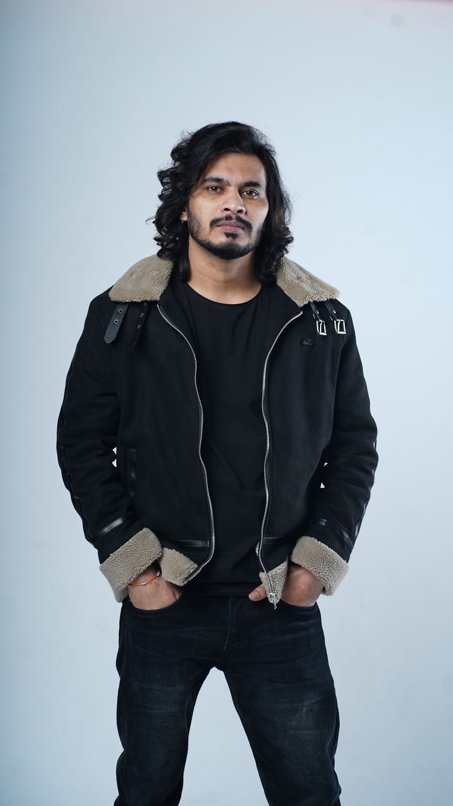 Shearling & Faux Leather