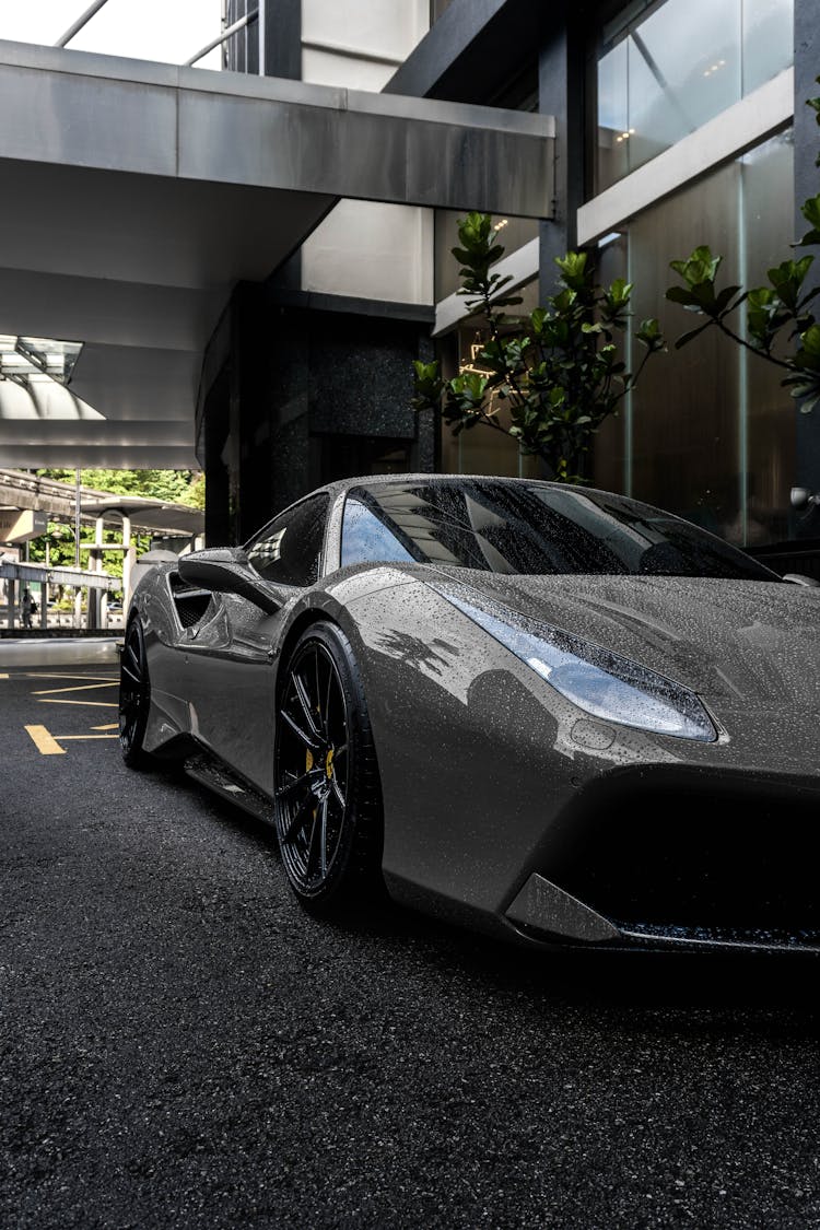 Supercar Parked On The Street