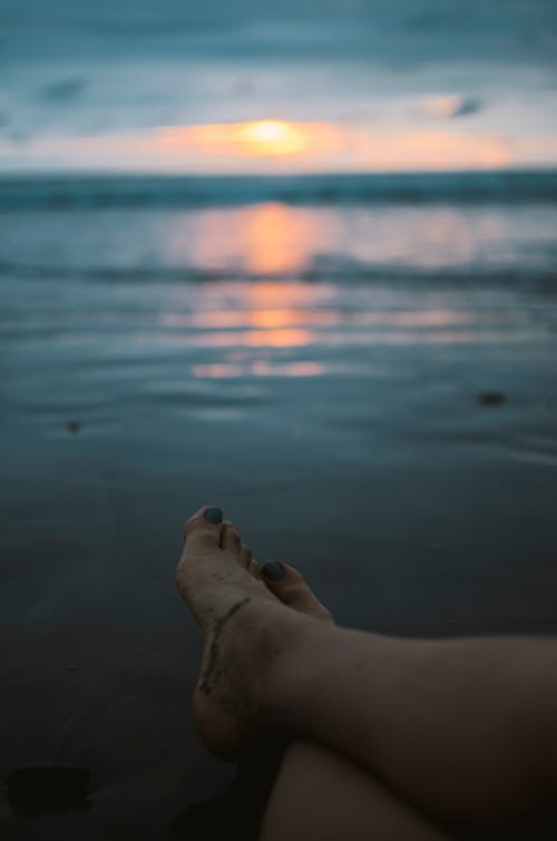 Free stock photo of beach, golden sun