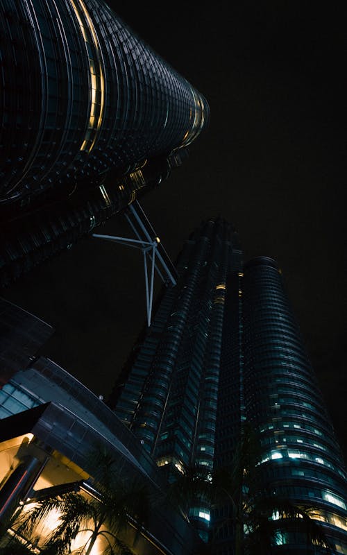 The Petronas Towers at Night 
