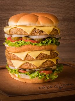 From 1 Large Patty Hamburger