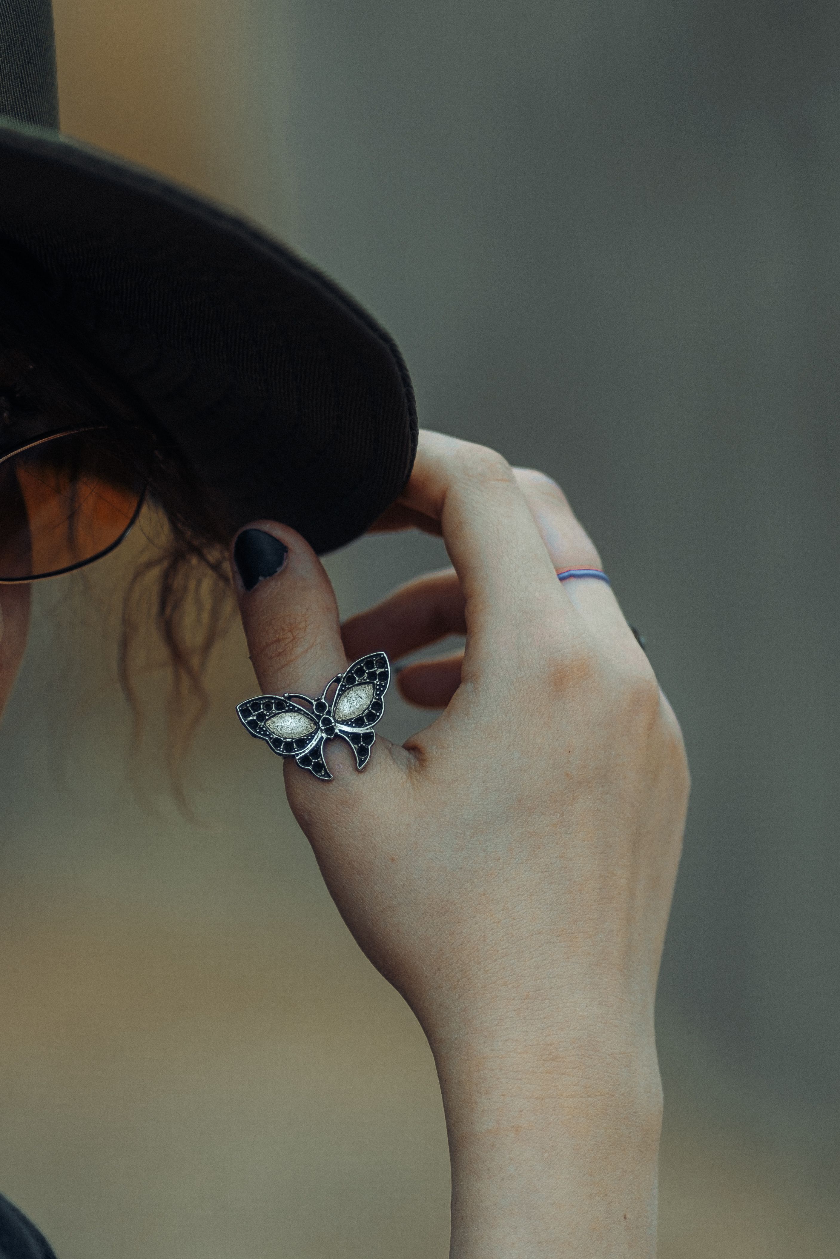 Person Wearing a Ring on her Thumb · Free Stock Photo