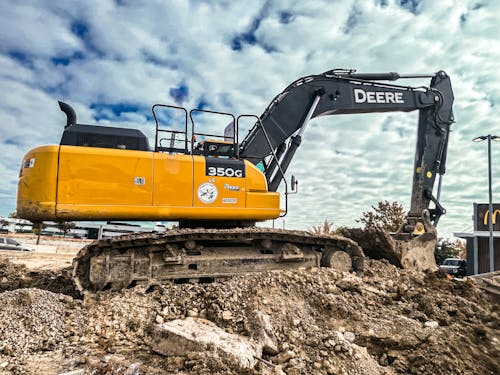 Bulldozer at Construction Site