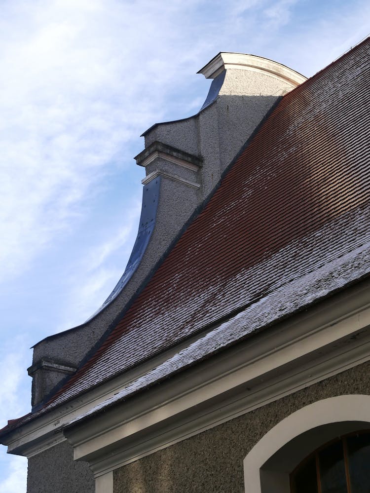 Snow On Building Roof