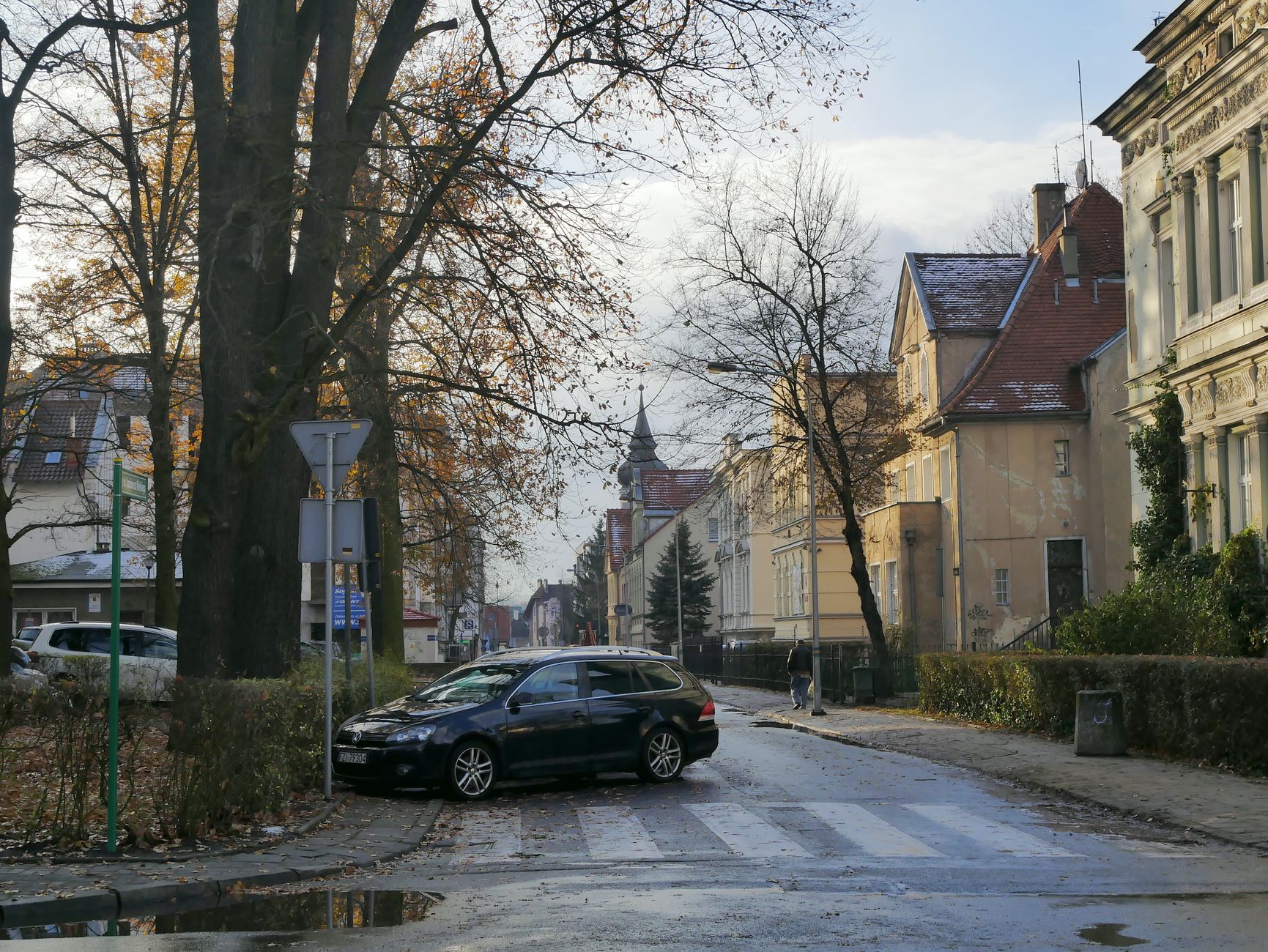 Amendă pentru parcare neregulamentară în centrul Bistriței