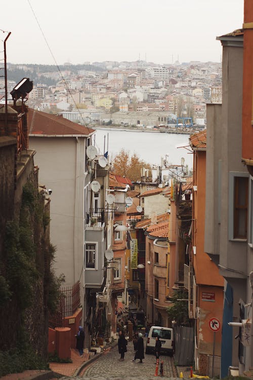 A Narrow Street in Istanbul, Turkey