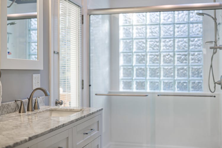 White Bathroom Interior