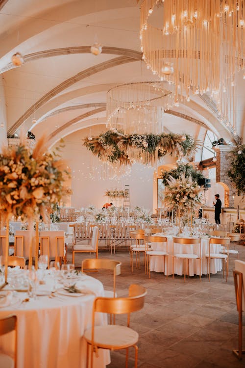 Decorated Interior in a Restaurant 