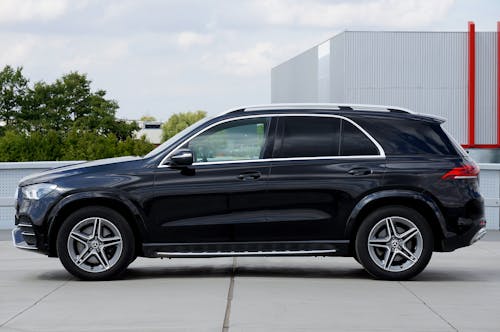 Black Mercedes-Benz GLE on a Parking Lot