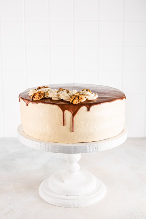 A Delicious Cake on a Cake Stand