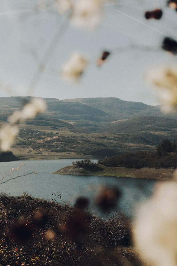 River And Hills Landscape