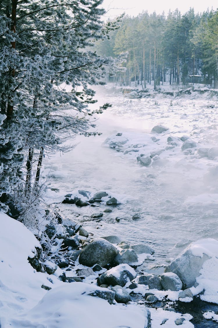 River In Winter 