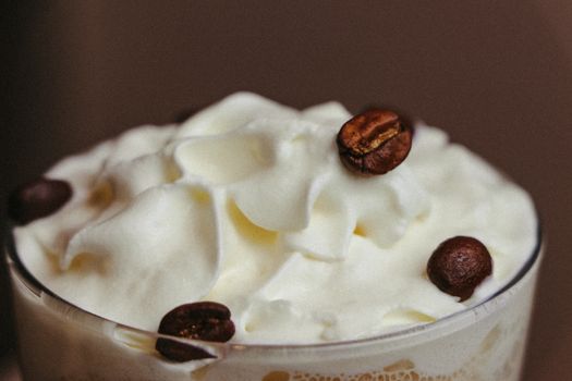 Decaffeinated With Non-dairy Milk And Whipped Cream Frozen Coffee Drink