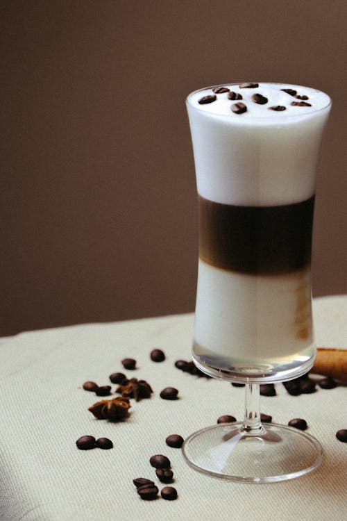 Close-up of a Glass Coffee Mug