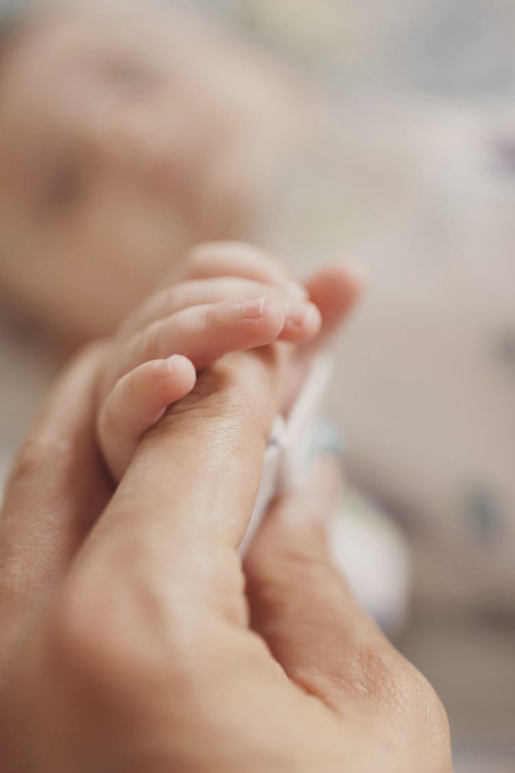 Baby Holding Fathers Finger