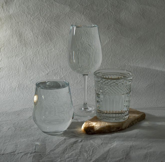 water glass natural light lifestyle photo 2