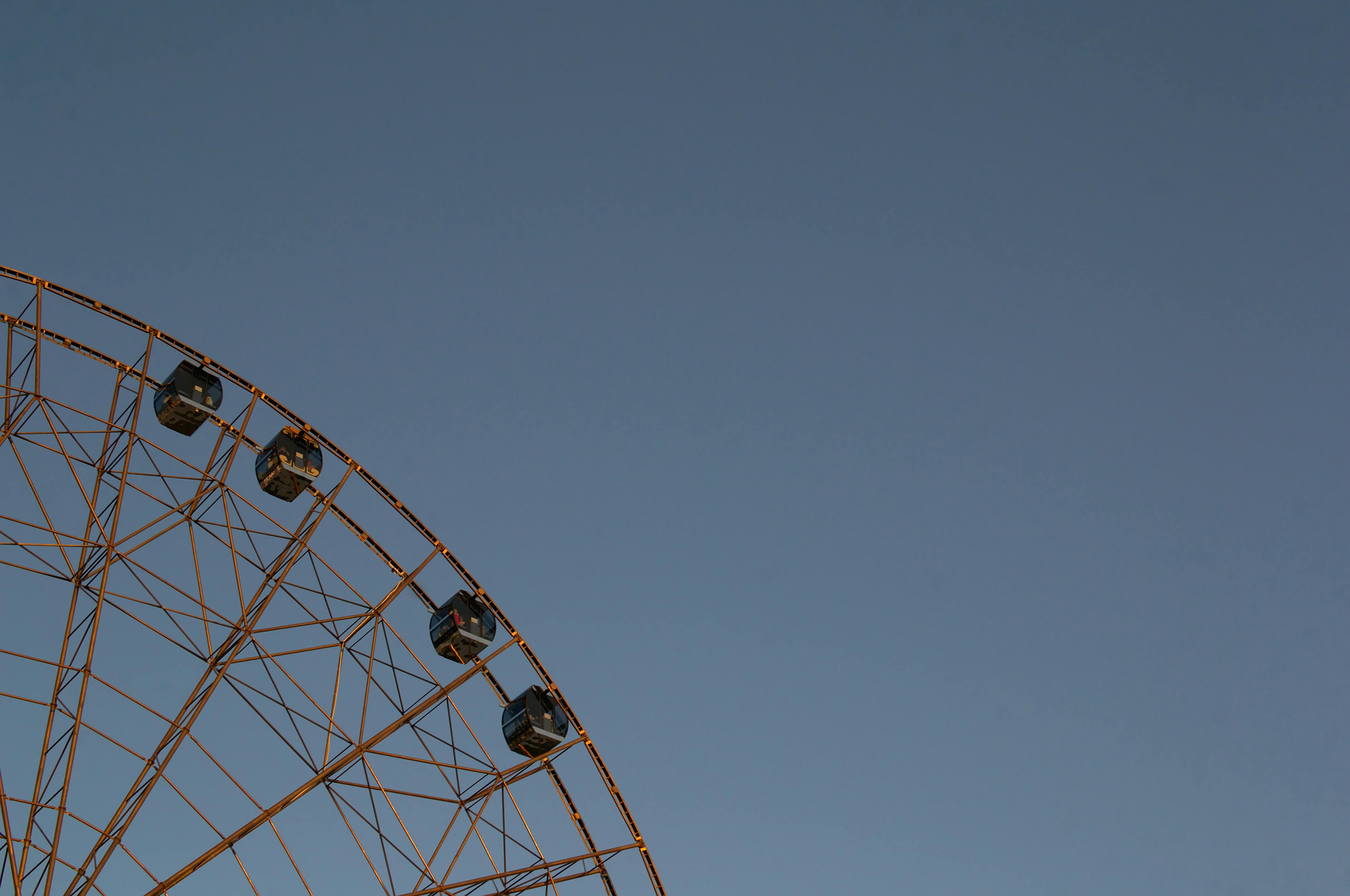 Free stock photo of clear sky, ferris wheel