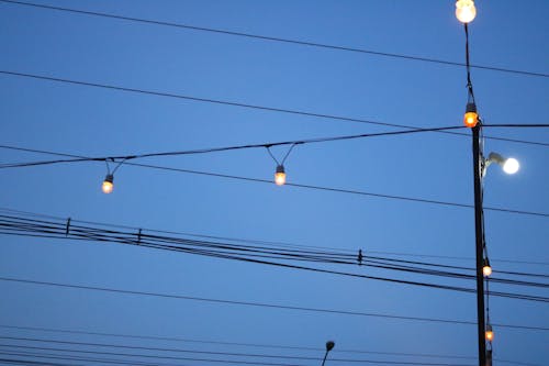 Free stock photo of city, lamp, light