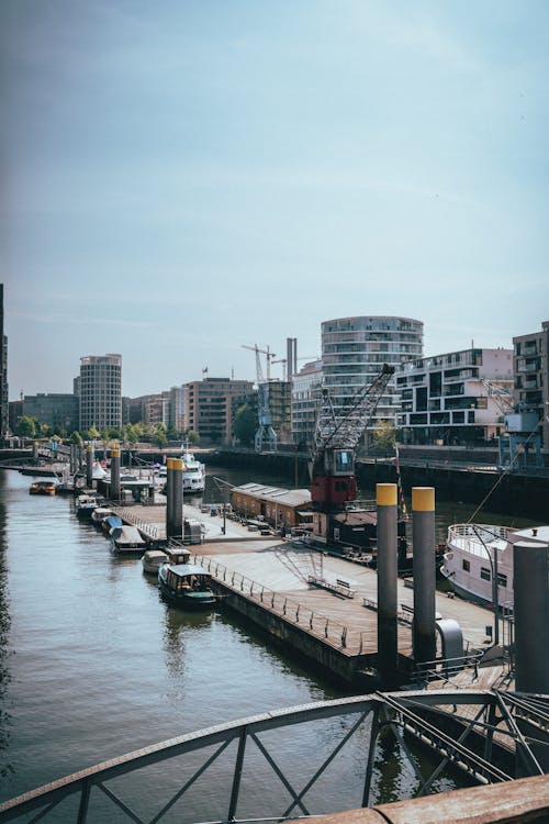 View of the Dock in Hamburg, Germany 