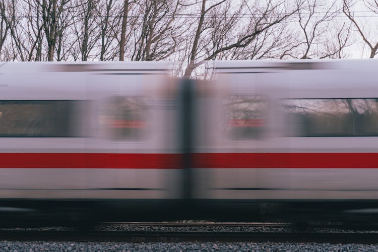 Photo Of A Fast Train