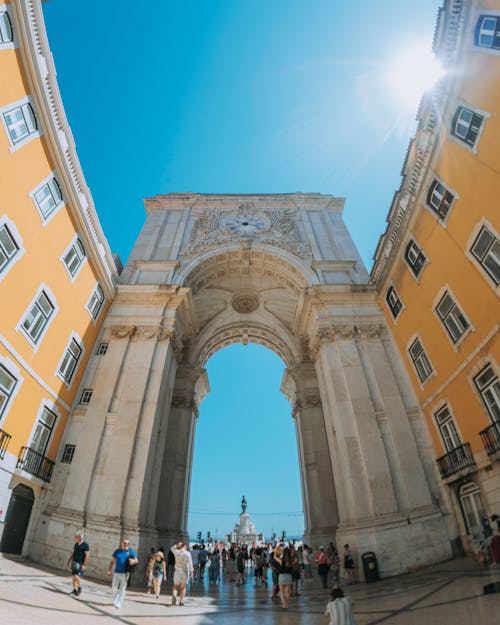 Fotobanka s bezplatnými fotkami na tému arco da rua augusta, cestovať, Lisabon