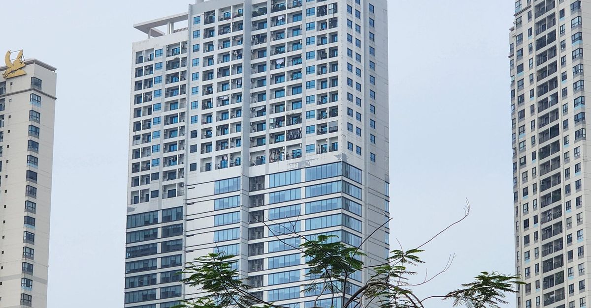 Illustration of Luxury High Rise City Buildings