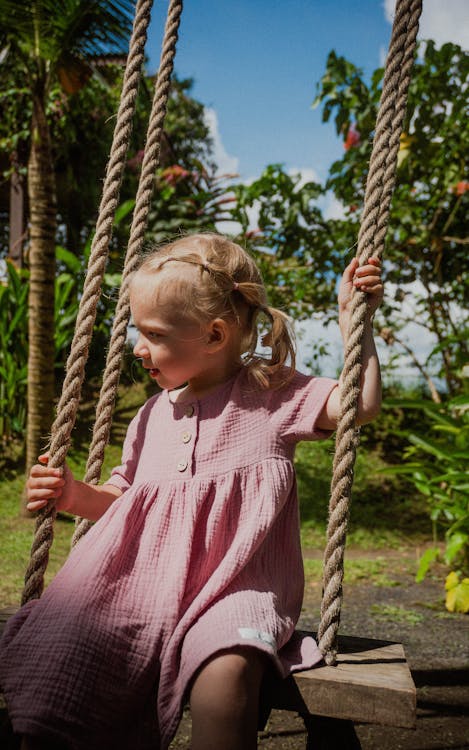 A Girl on a Swing 