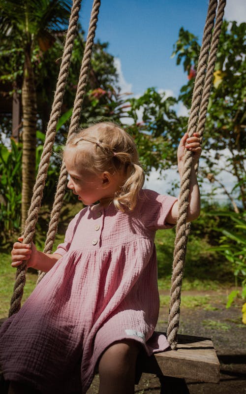 A Girl on a Swing 