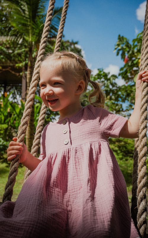 A Girl on a Swing 