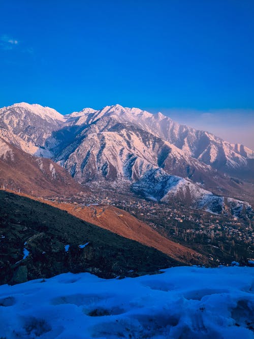 垂直拍摄, 山, 景觀 的 免费素材图片