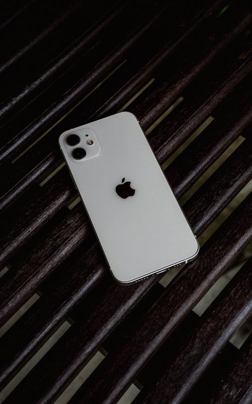White Iphone on a Seat