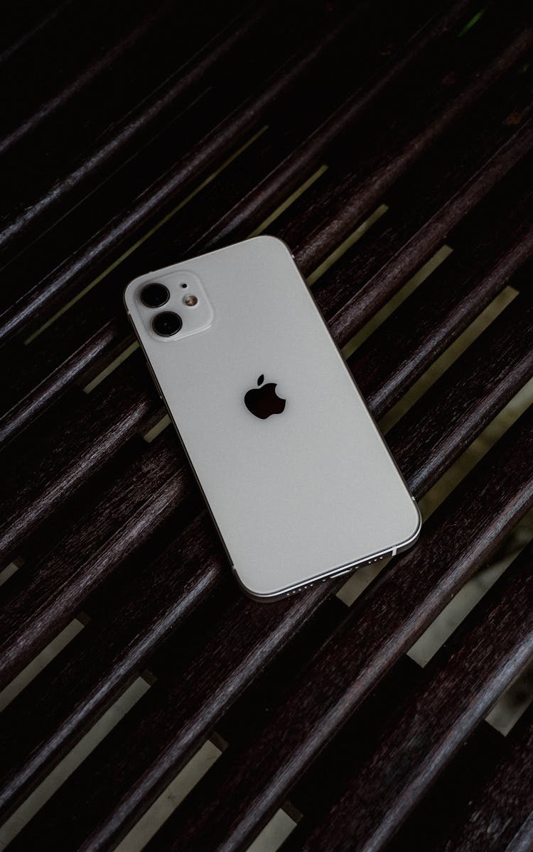 White Iphone On A Seat