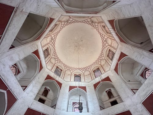 Interior of the Humayuns Tomb Dome, Delhi, India 