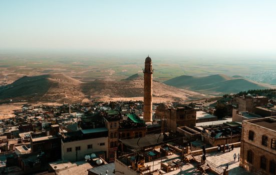 Mesopotamian plain sunset — Mardin
