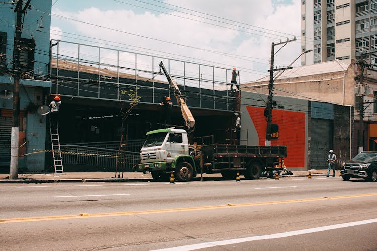 Construction Works In The City 