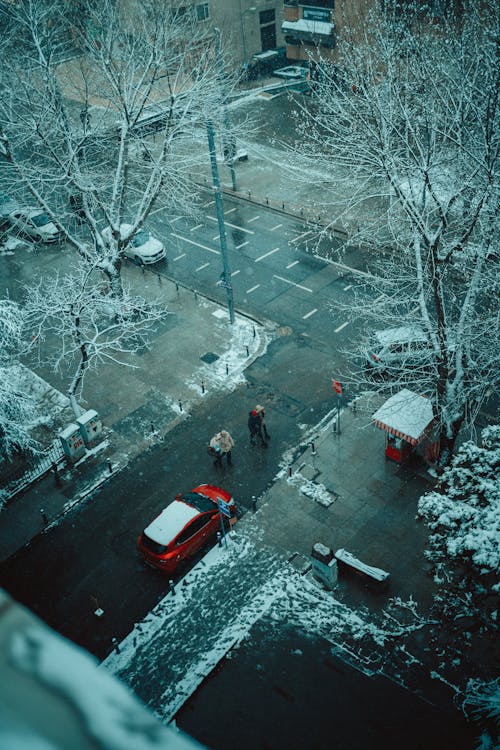 City in Snow