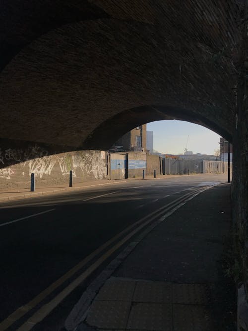 City Street in a Tunnel