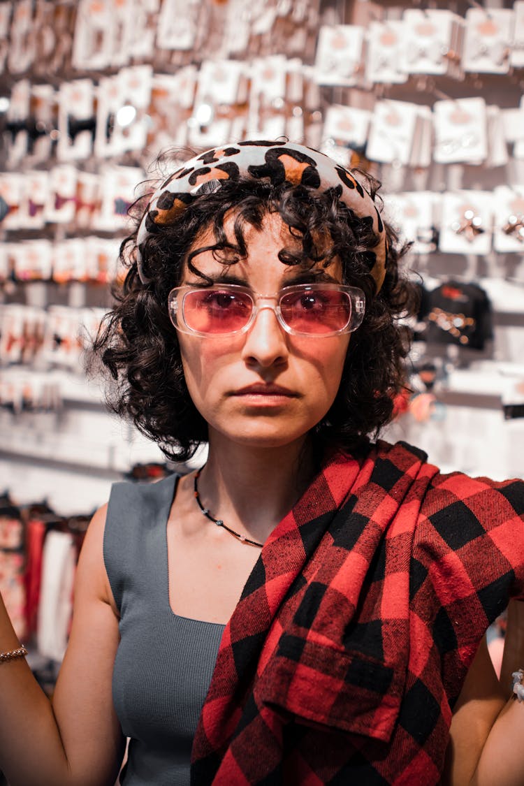 Portrait Of A Woman In Sunglasses