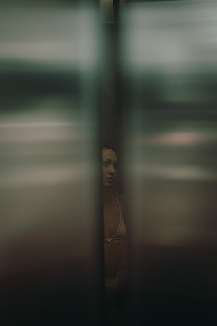 A Woman In The Elevator 