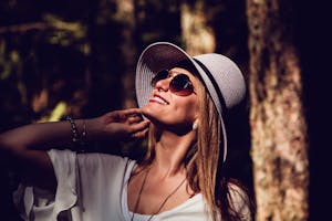 Selective Focus Photo of Smiling Woman