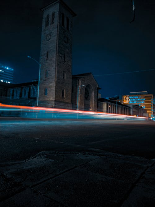 Gratis stockfoto met gebouw, lampen, nacht