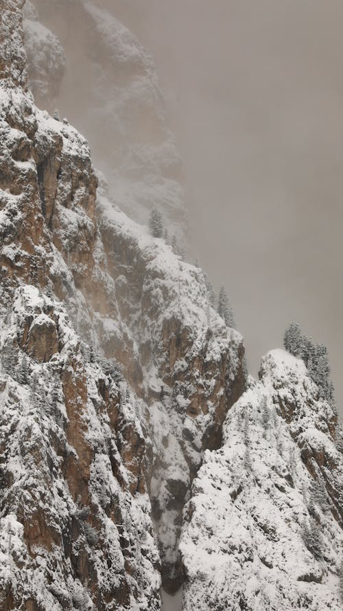 Immagine gratuita di congelando, coperto di neve, formazione geologica