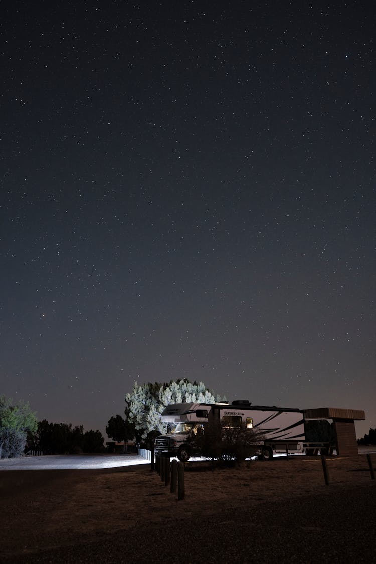 Camping Under A Starry Night