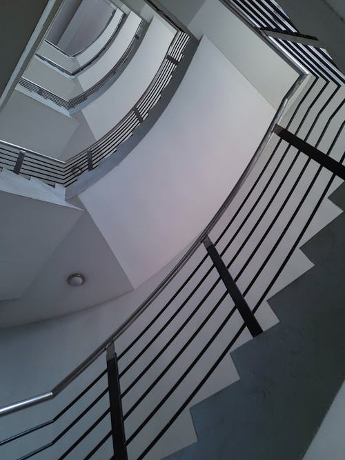 Low Angle Shot of Staircase